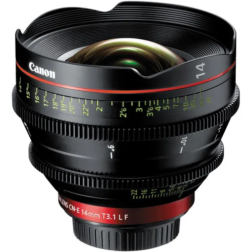 Canon CN-E 14mm T3.1 L F Cinema Prime Lens(T)