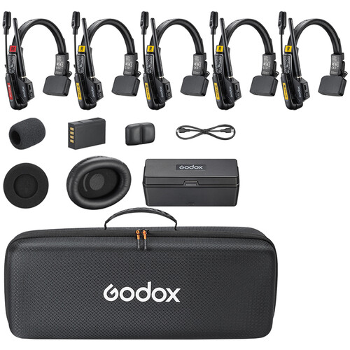 Godox SkyTalk Air 5S 5-Person Wireless Headset System