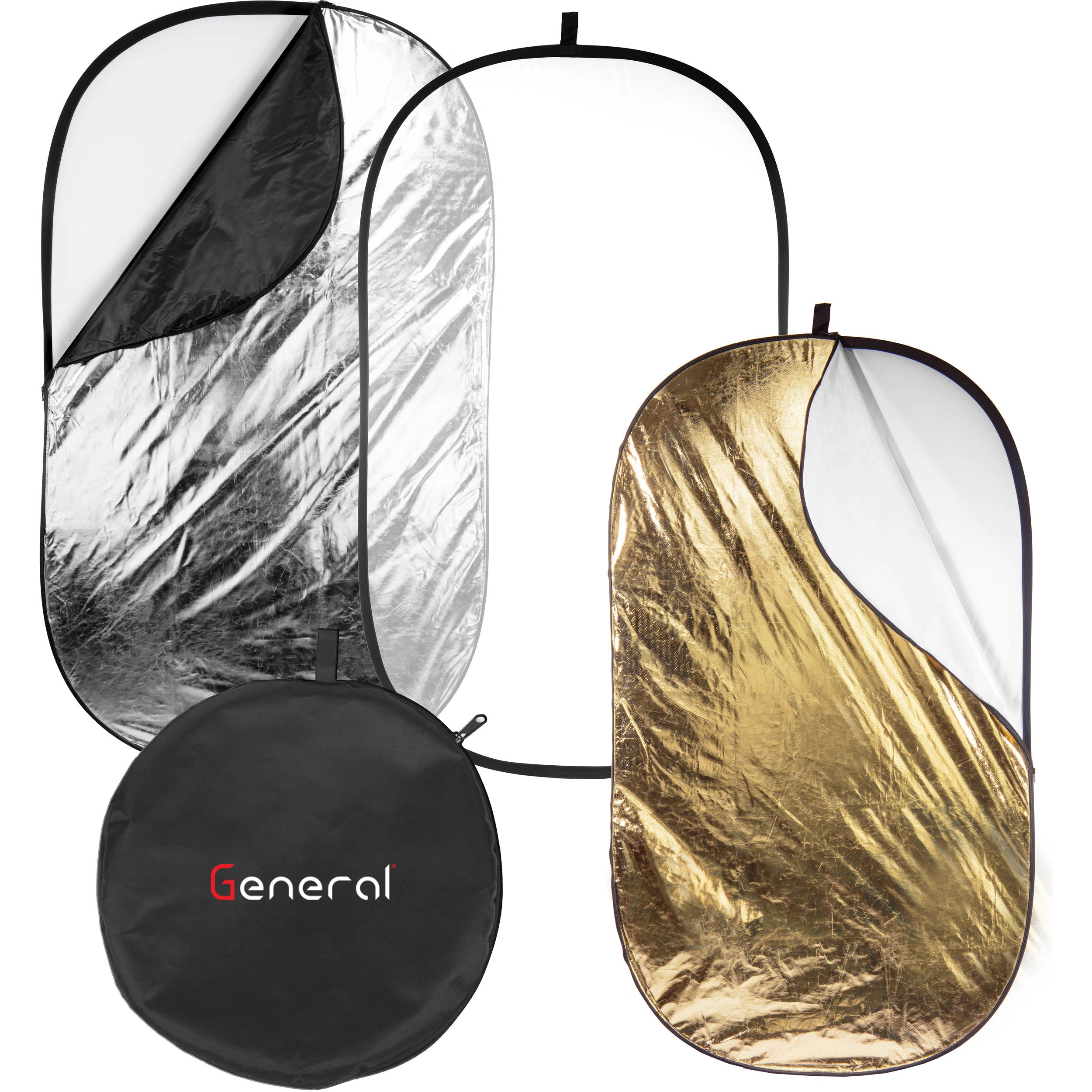 General 5-in-1 Collapsible Oval Reflector 80x120cm